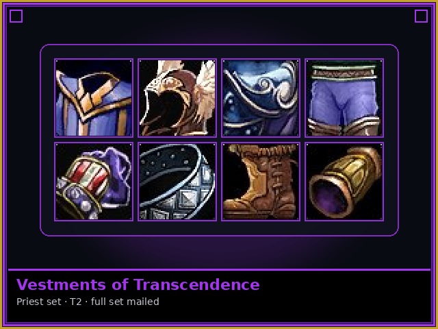 Priest · T2 — Vestments of Transcendence