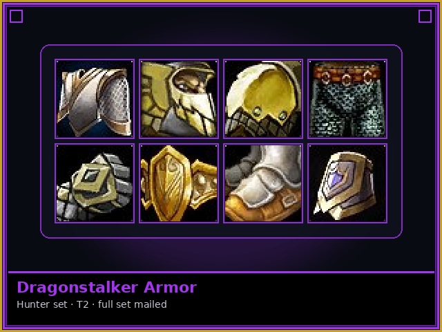 Hunter · T2 — Dragonstalker Armor