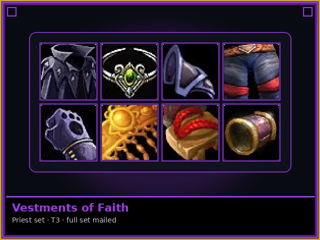 Priest · T3 — Vestments of Faith