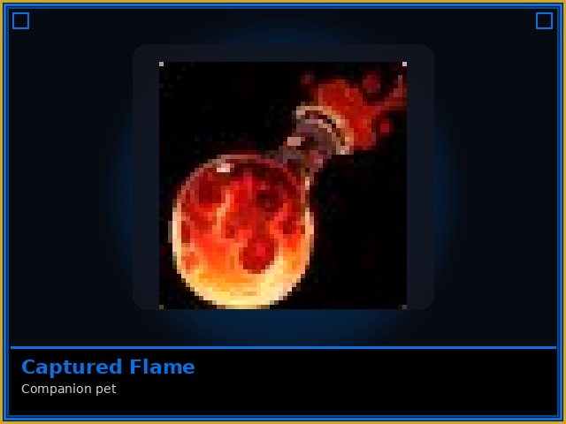 Captured Flame
