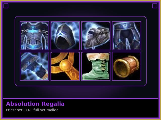 Priest · T6 — Absolution Regalia