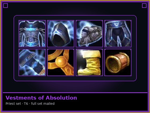Priest · T6 — Vestments of Absolution