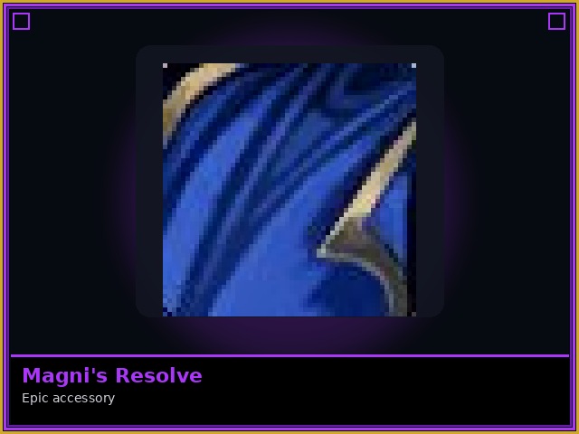 Magni's Resolve