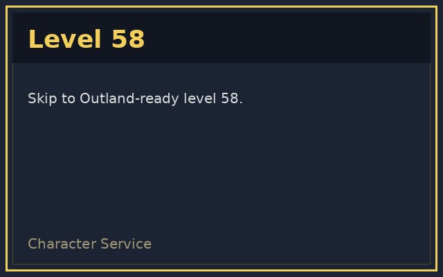 Level Boost 58
